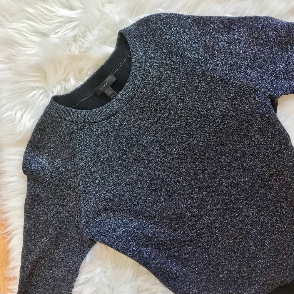 J. Crew Sparkly Navy Blue Sweater